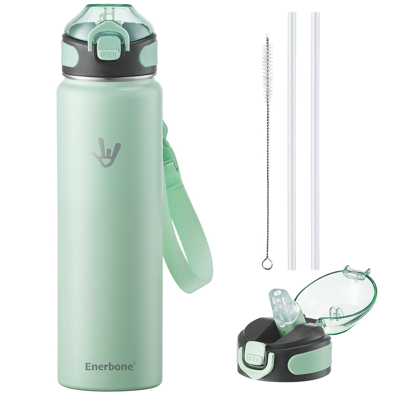 Insulated reusable water bottle 32 oz