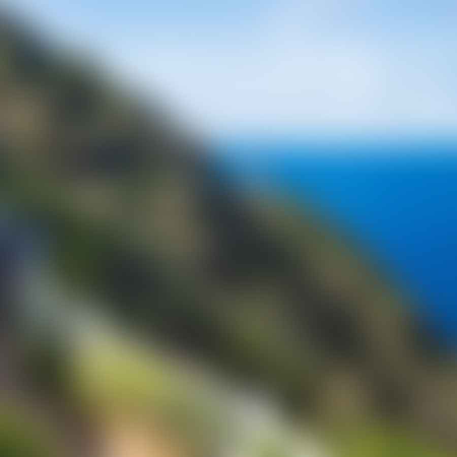 Breathtaking view from a popular Hawaiian hiking trail