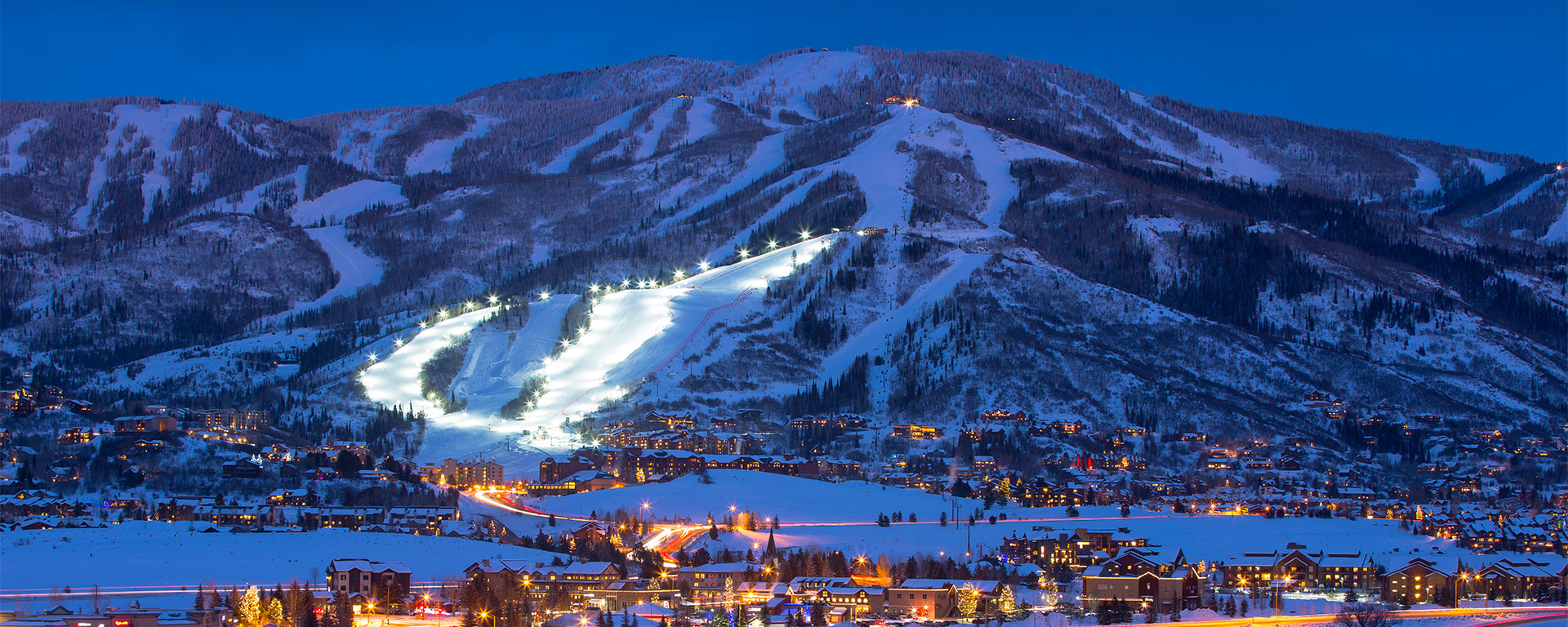 Steamboat Ski Resort night skiing