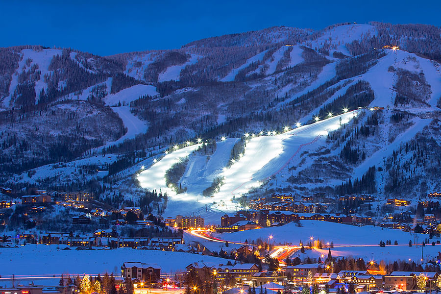 Steamboat Ski Resort night skiing