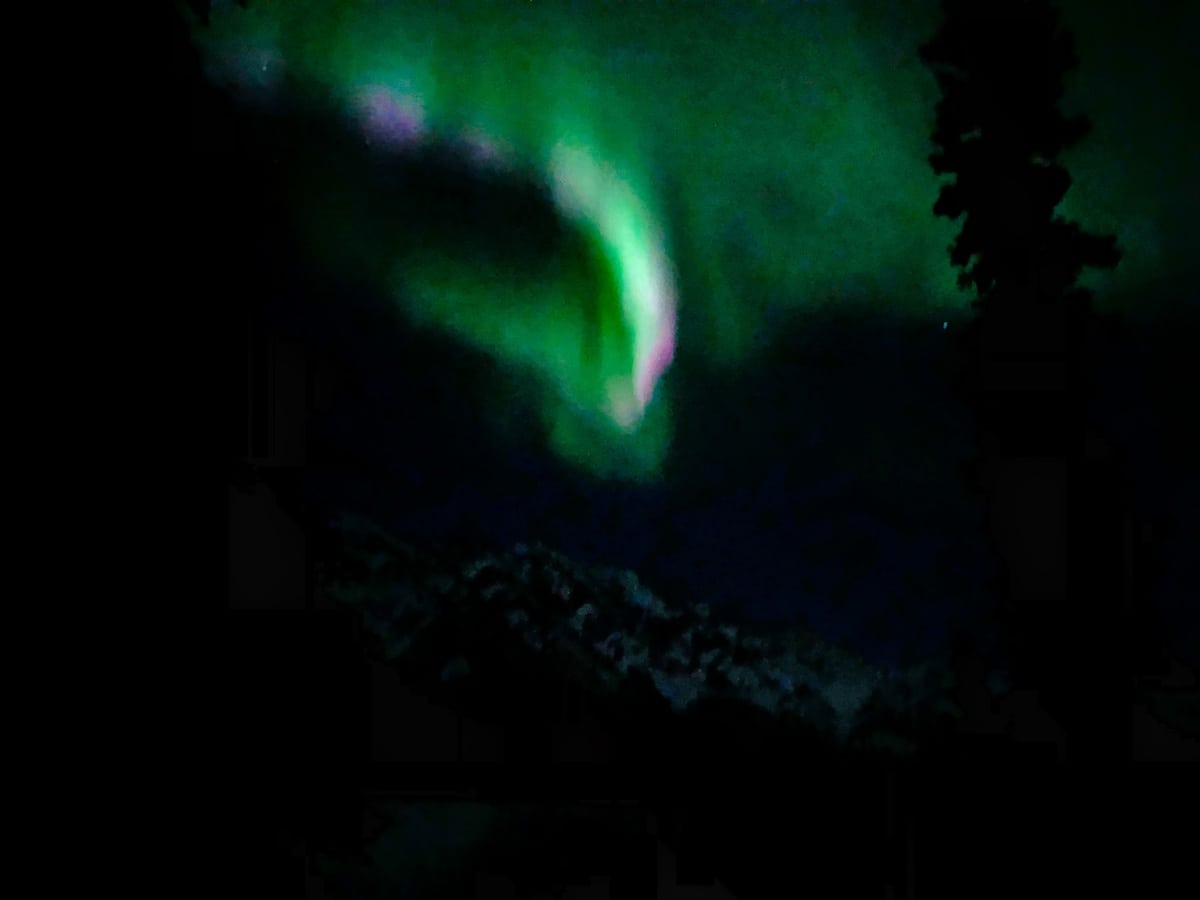 Wickersham Dome Aurora