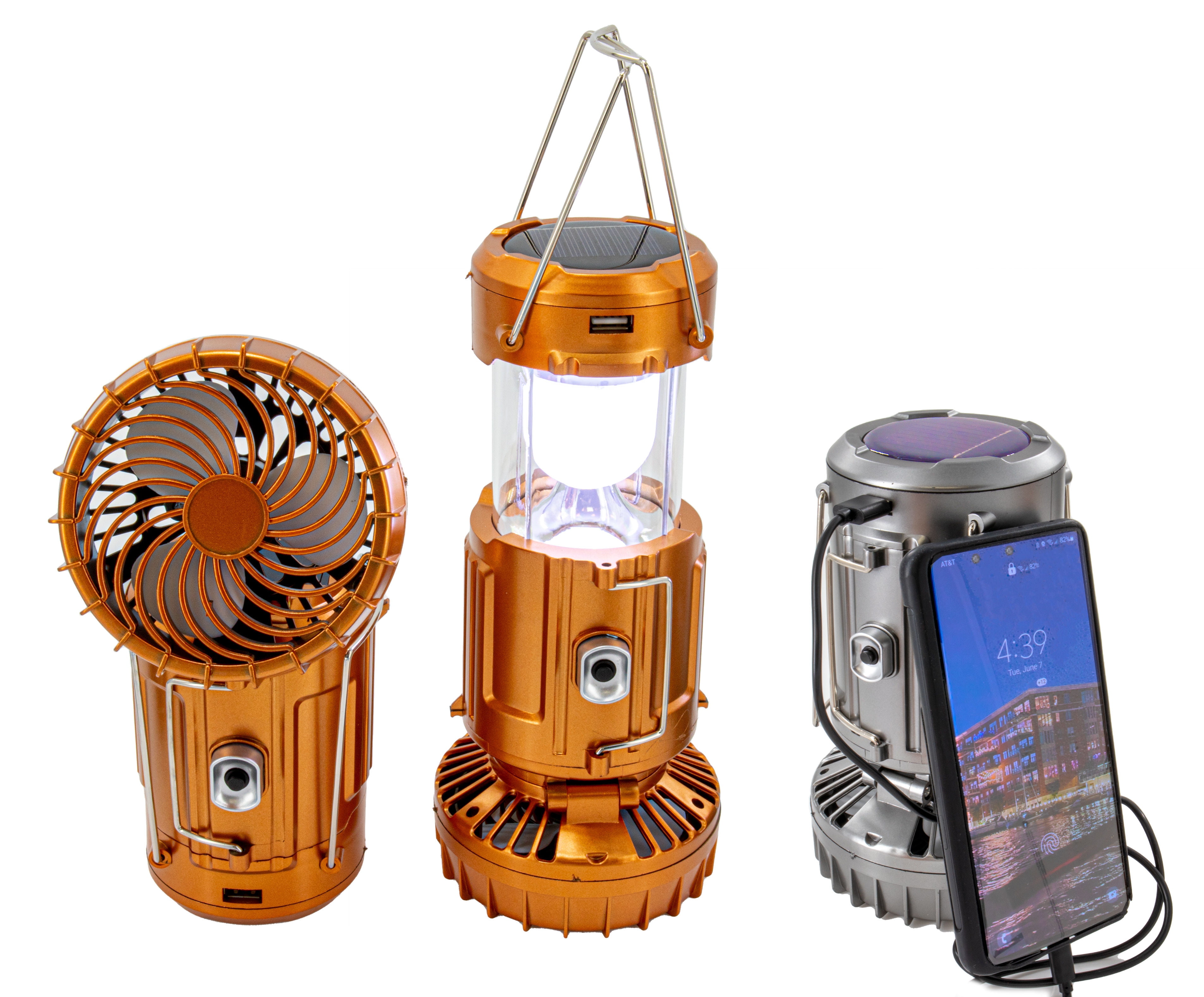 Solar-Powered Camping Lantern