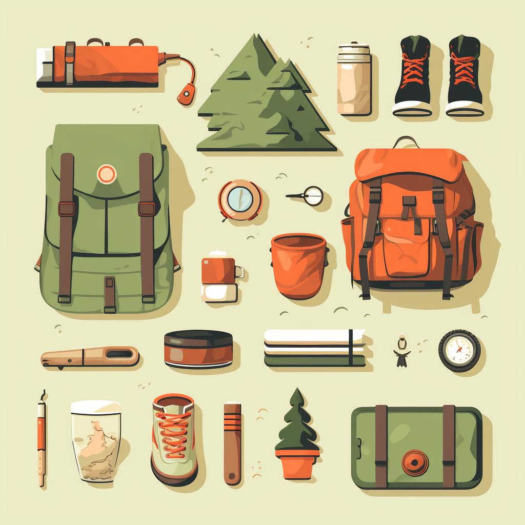 List of amenities included in a hiking tour
