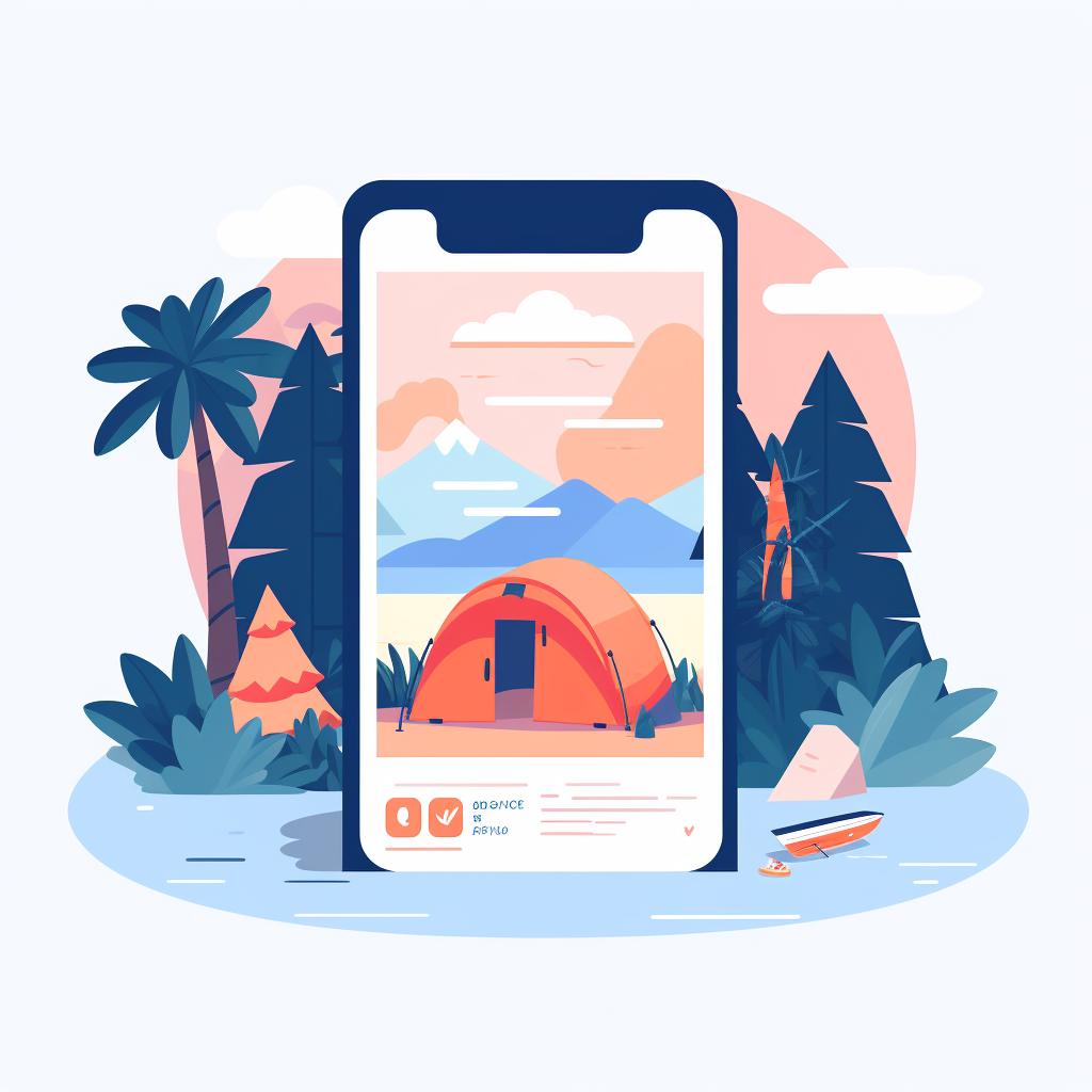 A confirmation screen for a campsite booking in Hawaii