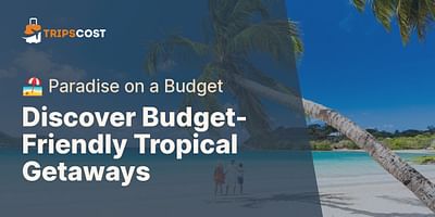 Discover Budget-Friendly Tropical Getaways - 🏖️ Paradise on a Budget