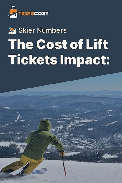 The Cost of Lift Tickets Impact: - ⛷️ Skier Numbers